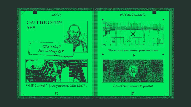 Screenshot of fate selection screen in Return of the Obra Dinn