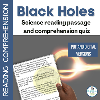 cover of a resource about black holes