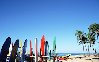 surfing summer