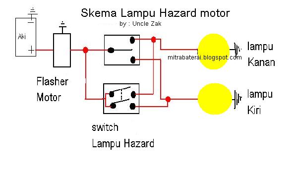 SOLUSI BATTERY Koleksi Skema Lampu Darurat Hazard