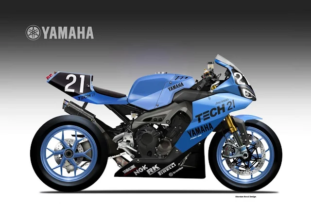 Shiseido Tech 21 Yamaha YZR-09 Endurance Concept by Oberdan Bezzi