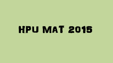 HPU MAT 2015 Logo