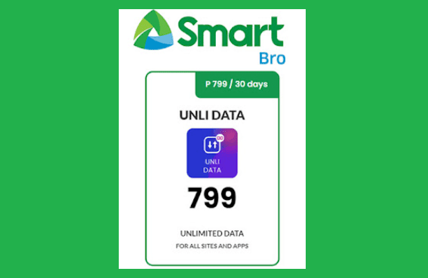 Smart Bro Unli Data 799 Promo