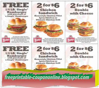 Free Printable Wendys Coupons