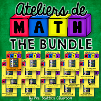 Guided Math French Centers Bundle