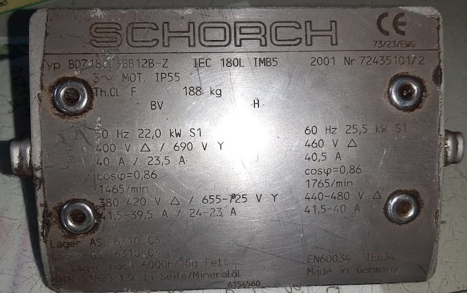 SCHORCH BD7180L-BB12B-Z HYDRAULIC MOTOR