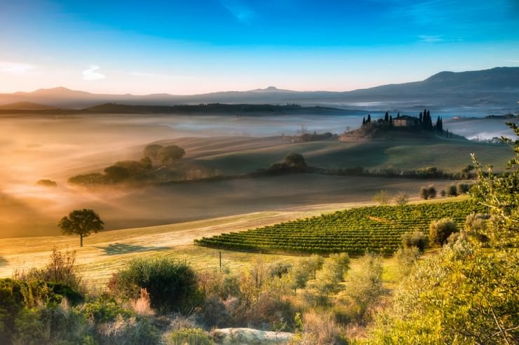 Top 10 Natural Wonders in Italy - Valleys of Tuscany