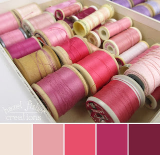Colour Palette Inspiration No.24 Pink Threads hazelfishercreations