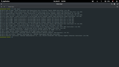 sudo lspci