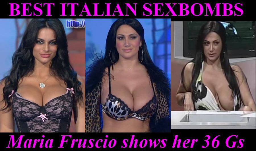 Italian sexbomb Marika Fruscio s giant tits