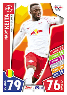 Topps Match Attax UEFA Champions League 2017-2018 RB Leipzig Set