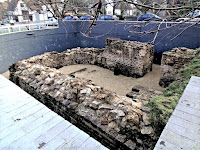 Northern bastion of Lincoln's Roman east gate