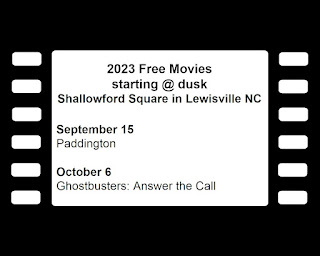 2023 Free Movies in Lewisville at Shallowford Park