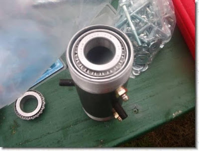 Homemade generator for Wind Turbine: Build the Bearing Assembly