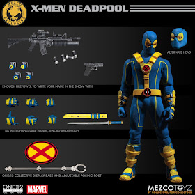 San Diego Comic-Con 2017 Exclusive Deadool X-Men Edition One:12 Collective Marvel Action Figure by Mezco Toyz