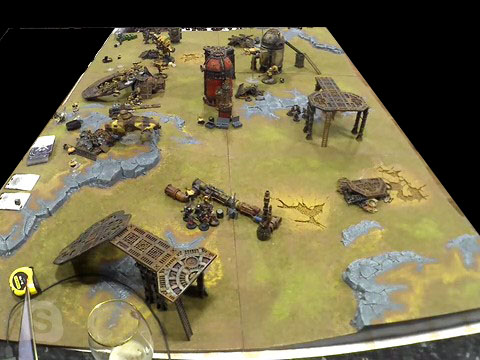 Warhammer 40k battle report - Maelstrom of War - Spoils of War - 1500 points - Black Legion vs T'au.