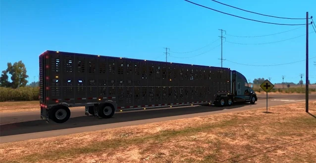 American Truck Simulator Wilson Livestock Multi Axles Trailer Download MODs