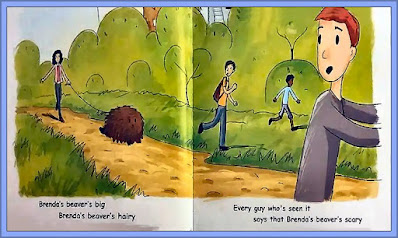 Brenda's Scary Beaver Frightened Men