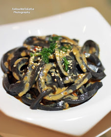 Fragrant Black Sesame Flat Noodle