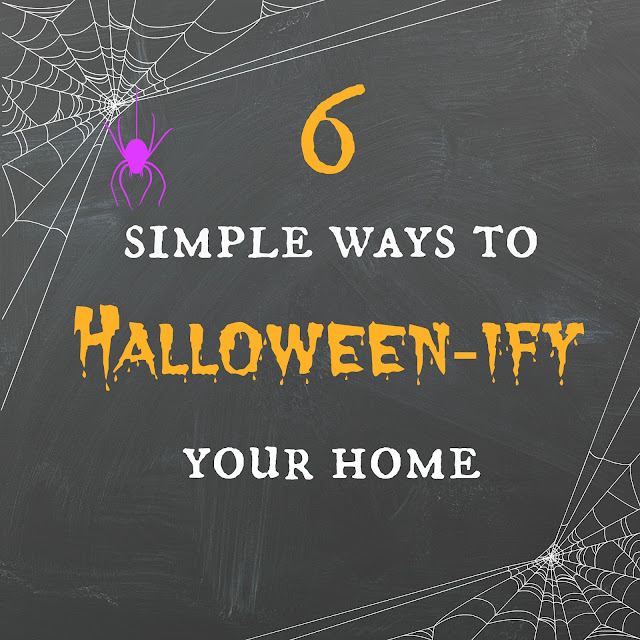 6 Simple Ways to "Halloween-ify" Your Home {plus a FREE printable}