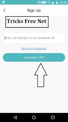Jio Sign up
