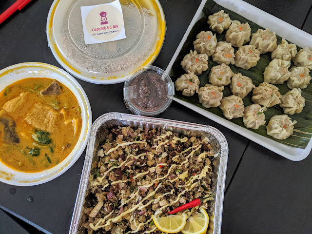 Kare-Kare, Sisig, and Siomai from Cooking Ng Ina (Putaheng Pinoy)