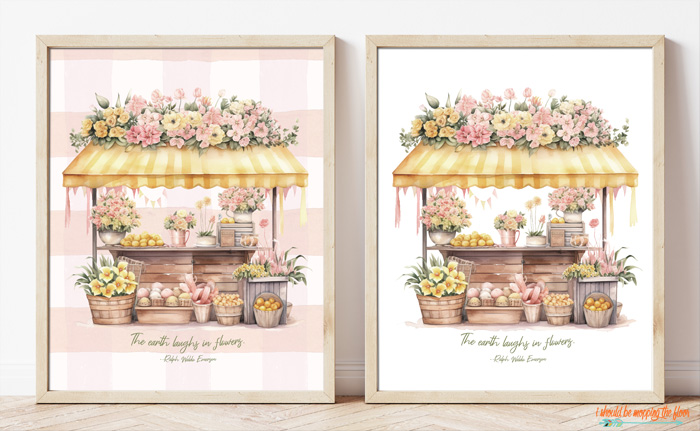 Spring Floral Printable