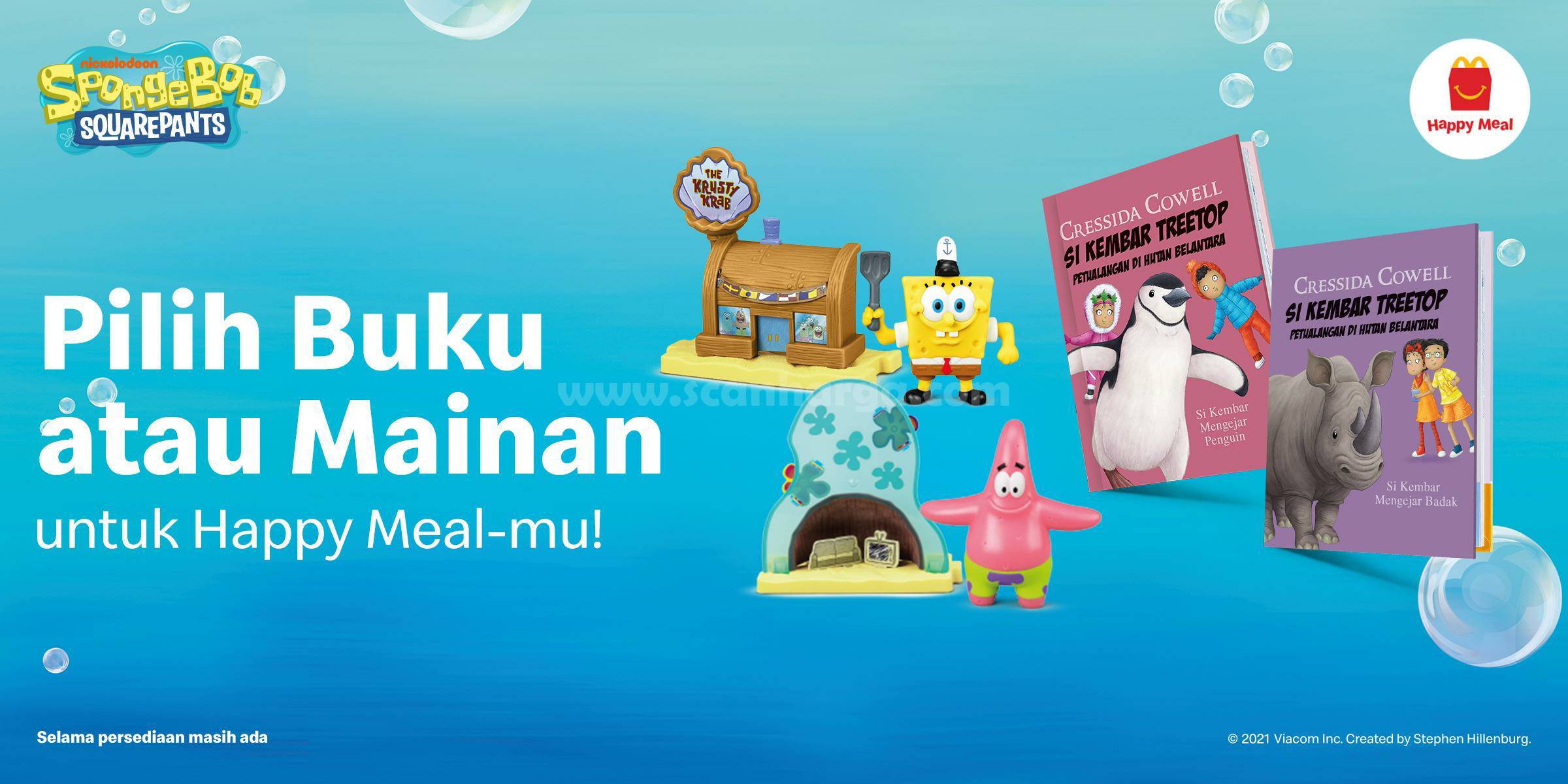 McDonalds Happy Meal Terbaru – GRATIS Mainan SpongeBob