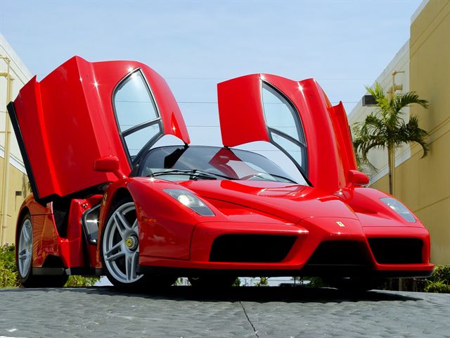 Black Ferrari Enzo 2010. Kay#39;s lack Ferrari Enzo,