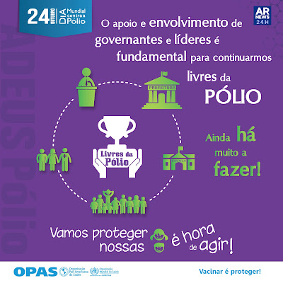 Campanha da OPAS - vacine contra a polio
