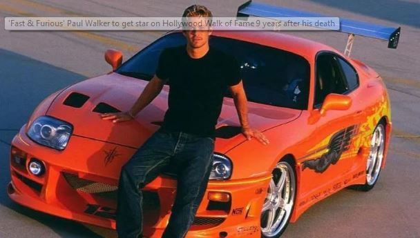 'Fast & Furious' Paul Walker To Get Star On Hollywood Walk Of Fame 9 Years After His Death by fastlane