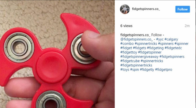 Fidget Spinner Masuk kategori Mainan anak Berbahaya