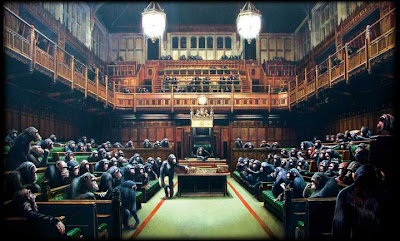 banksy, parlamento