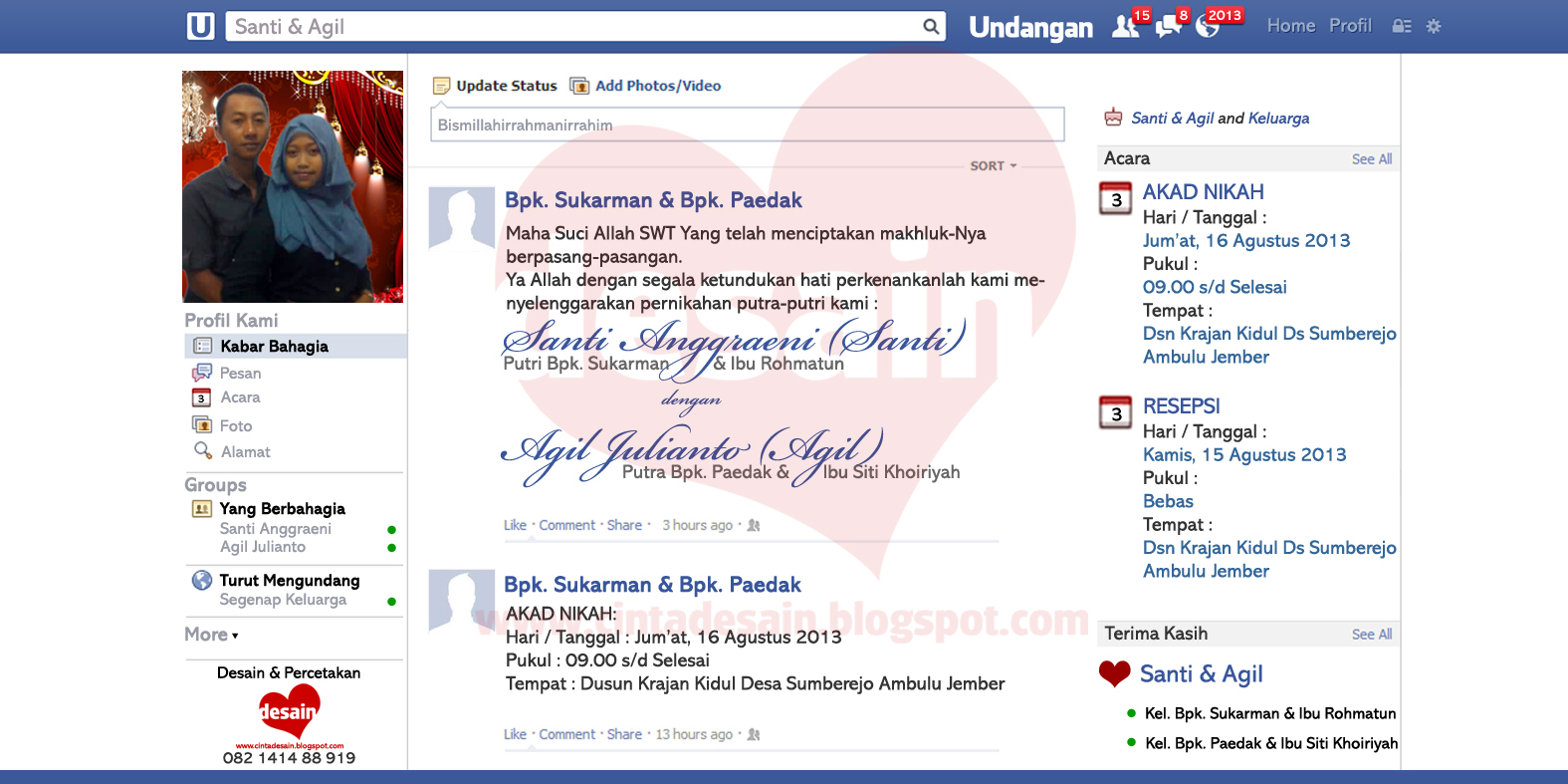 Undangan Model Facebook Format Adobe Photoshop Gratis 