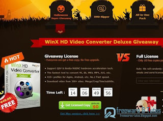 giveaway : WinX HD Video Converter Deluxe for Halloween !