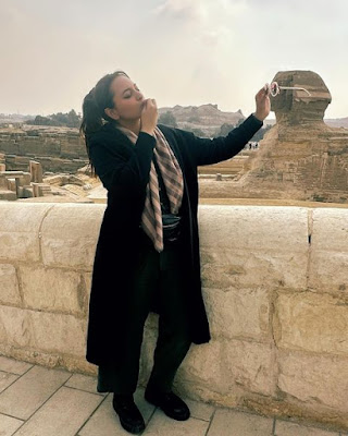 Sonakshi Sinha celebrating new year trip at Egypt photos