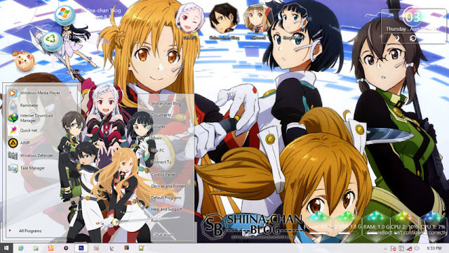 Windows 8/8.1 Theme SAO - Ordinal Scale by Enji Riz