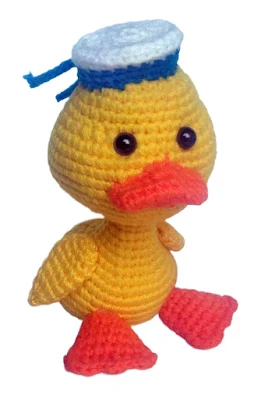 pato amigurumi