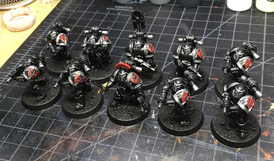 Heresy Era Legion I Dark Angels Tactical Squad WIP mark III armor