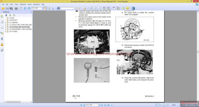 Komatsu Mobile Crushers and Recyclers Shop Manual