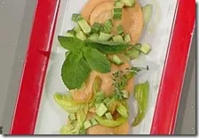 Ravioli alla robiola con zucchine e asparagi