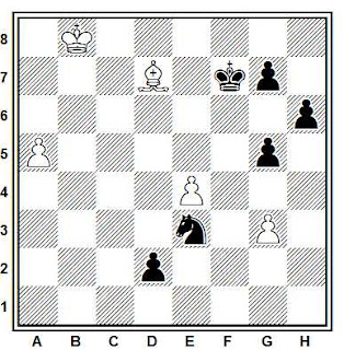 Problema ejercicio de ajedrez número 790: Estudio de G. Nadareishvili (Torneo Drosha, 1965)