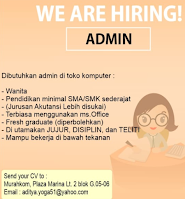 We Are Hiring at Murahkom Surabaya Juni 2021