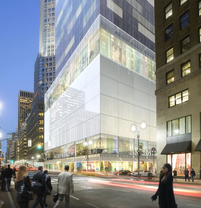 ... Manhattan Nordstrom store. Image: http:massformaarchnordstrom