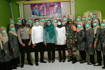 Kampanye Pakai Masker anti Covid-19 Dilakukan Aktif Pemdes Kampung Melayu Barat