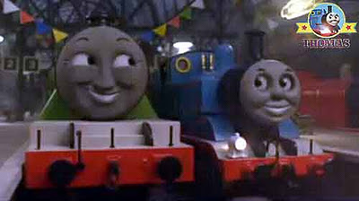 Train Thomas and the toy shop store big express Henry Thomas the tank engine and friends all tooted