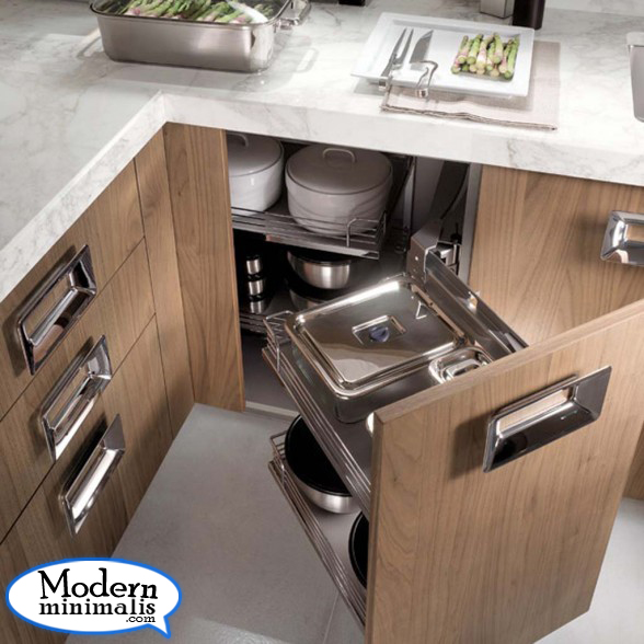 Barrique Collection, Contemporary Walnut Kitchen