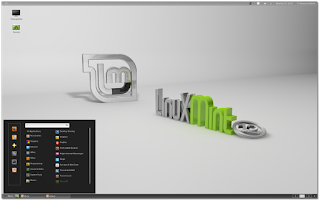 Tampilan antarmuka Distro Linux Mint