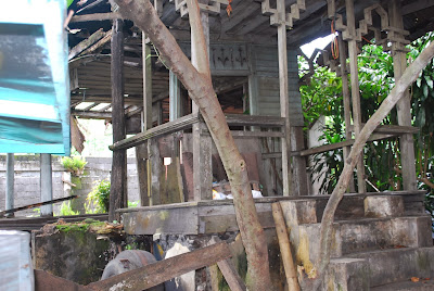 Destroyed house