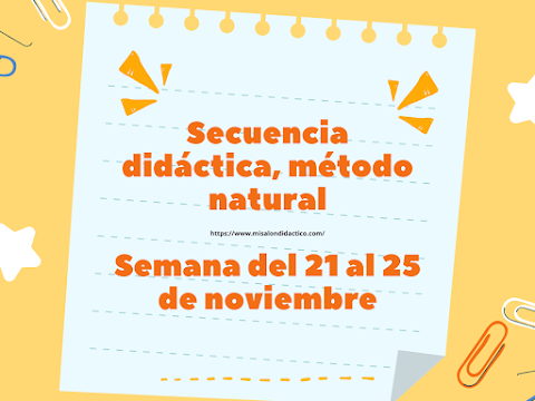 Secuencia didáctica, método natural - Cuenta cuentos I